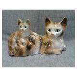 Decorative ceramic cat figurine