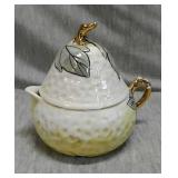 Lustre Pear shaped tea pot