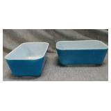 Lot of 2 Pyrex loaf