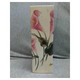 10" square vase