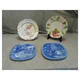 Lot of 4 Decorative vintage Plates