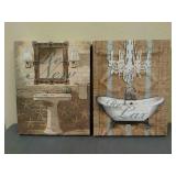 Lot of 2 prints