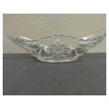 9" Cut glass serving dish