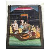 Hand painted tapestry