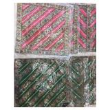 2 sets of new tapestry or place mats