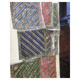 Lot of 9 tapestry or place mats