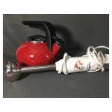 Kitchen aide Tea kettle and Cuisnart Smart Stick