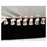 Lot of 12 Royal Family Thimbles
