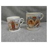 Lot of 2 Royal collectors mugs