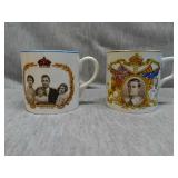 Lot of 2 Royal Coronation cups