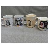 Lot of 4 Royal Wedding mugs
