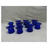 Lot of 10 Cobalt blue hats