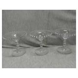 Lot of 3 Candlewick dishes