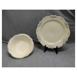 Lot of 2 Homer Laughlin serving dishes