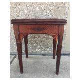Vintage Asian Table wicker and bamboo