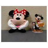 Lot of 2 Decorative Mickey Mouse items