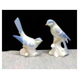 Lot of 2 Bluebird figurines