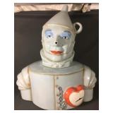 1994 Wizard of OZ Tin man STAR cookie jar