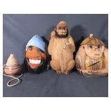 Collection of coconut Figure art
