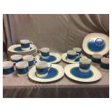 14 matching sets of vintage Jonas Roberts coffee