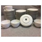 Lot of 50 Block Iona Greece Athens White saucers