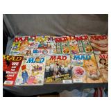 Lot of 10 Assorted MAD MAGAZINE