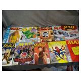 Lot of 10 Assorted MAD MAGAZINE
