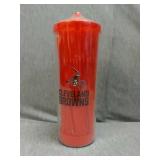 NFL Cleveland Browns plastic straw holder