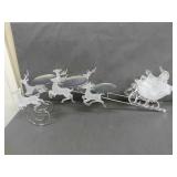 Santa & Sleigh Candle holder