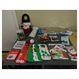 Lot of Assorted Christmas crafting and paper