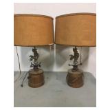 Pair of vintage lamps