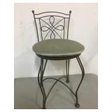 Small metal vanity stool