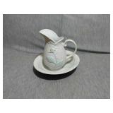 Staffordshire fine China bowl and pitcher