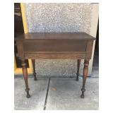 Antique gold out secretary/writing desk