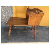 Mid century two tier end table