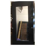 Large wood frame mirror from a salon