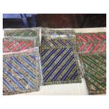 Lot of 9 tapestry or place mats