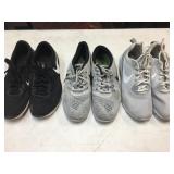 3 pair of preowned Nike running shoes