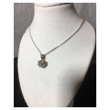Sterling Silver Sophia Fiori Flower pendant with