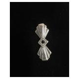 Sterling Art Deco Style pin