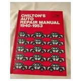 Chilton's Auto Repair Manual 1940-1953