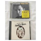 Lot of 2 CD's Johnny Cash, The Statler Bros.
