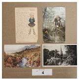 4 - Early Postcards (3) Tuck's (1)  1904