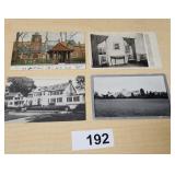4 - Buildings Postcards RPPC's