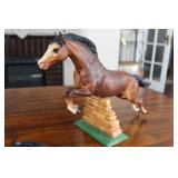 Vintage Breyer USA Molding Co Horse Jumping Over W