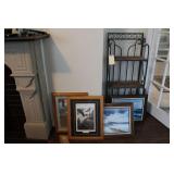 Plant Stand & Wall Art