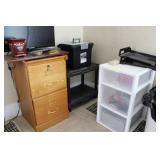 Flat Screen TV, Office Supplies