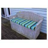 Suncast Poly Deck Storage Seat