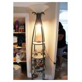 Lamp with Shelves