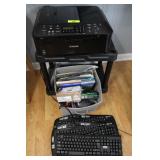 Canon Printer, Keyboards, Stand